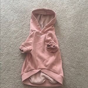 Pink Dog Hoodie spark paws